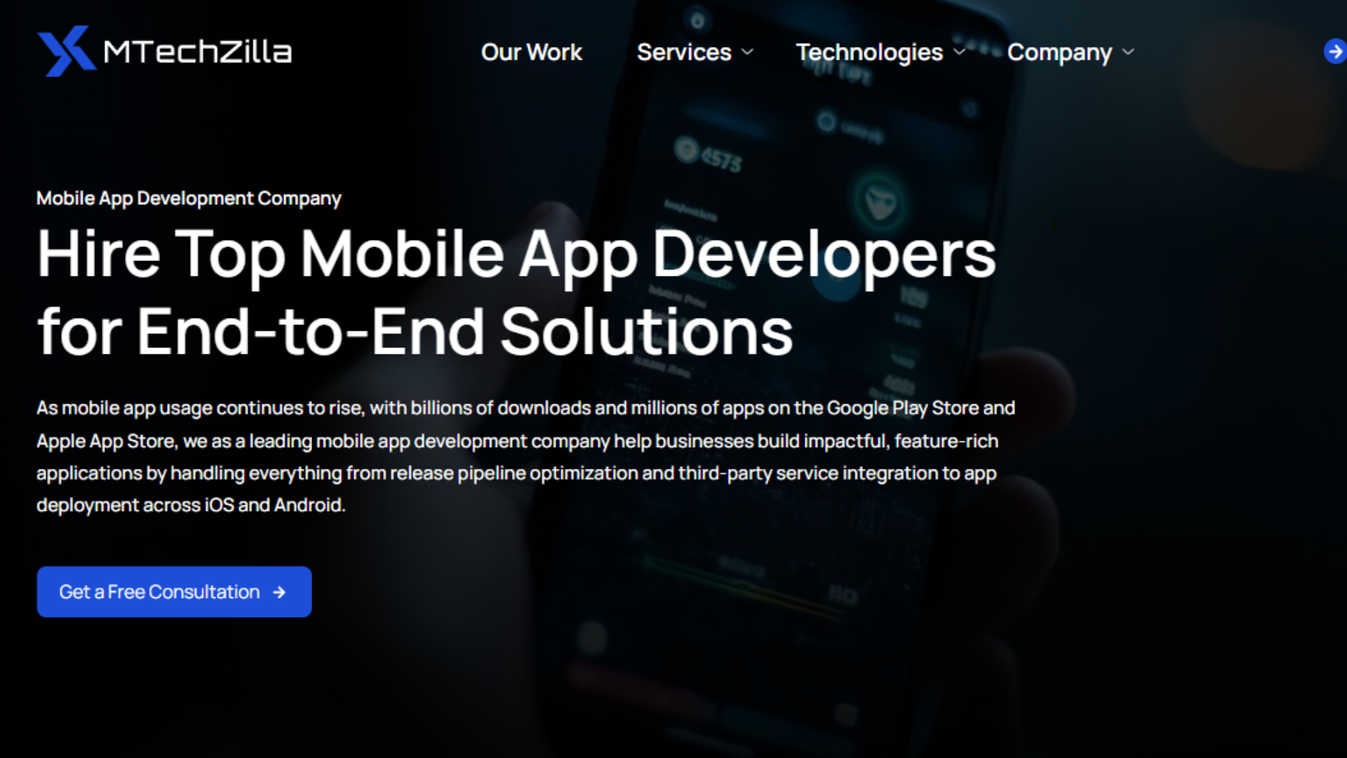 MTechZilla: Top Mobile App Development Company